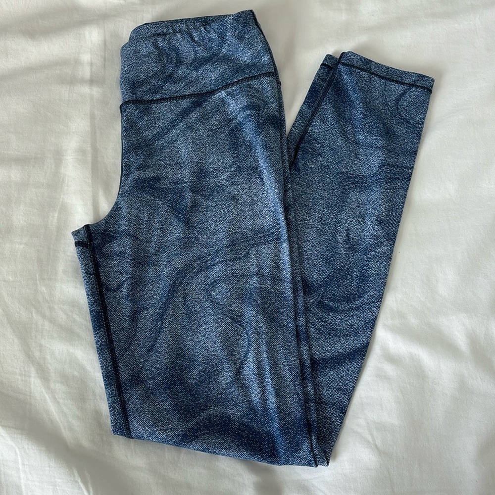 Athleta Girl Leggings High Rise Milky Way Tight Size XXL/ 16 Girls